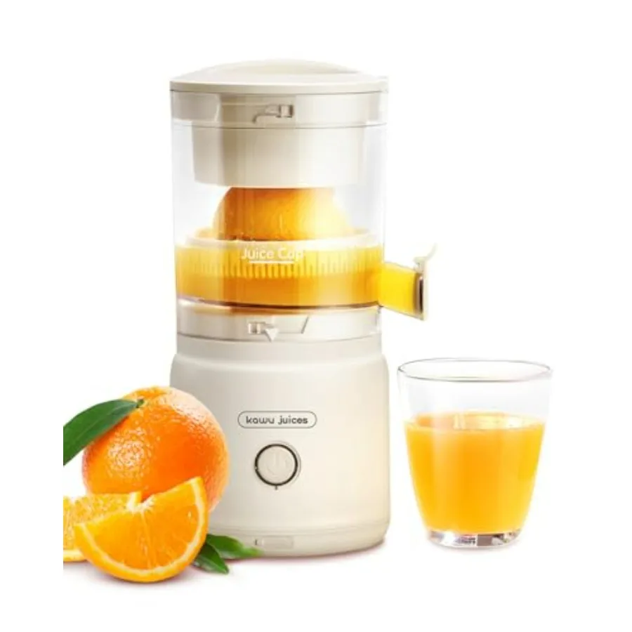 Exprimidor de cítricos de naranja, exprimidor de limón portátil eléctrico, exprimidor de cítricos para fruta de pomelo y limón, pequeña máquina de jugo inalámbrica, E