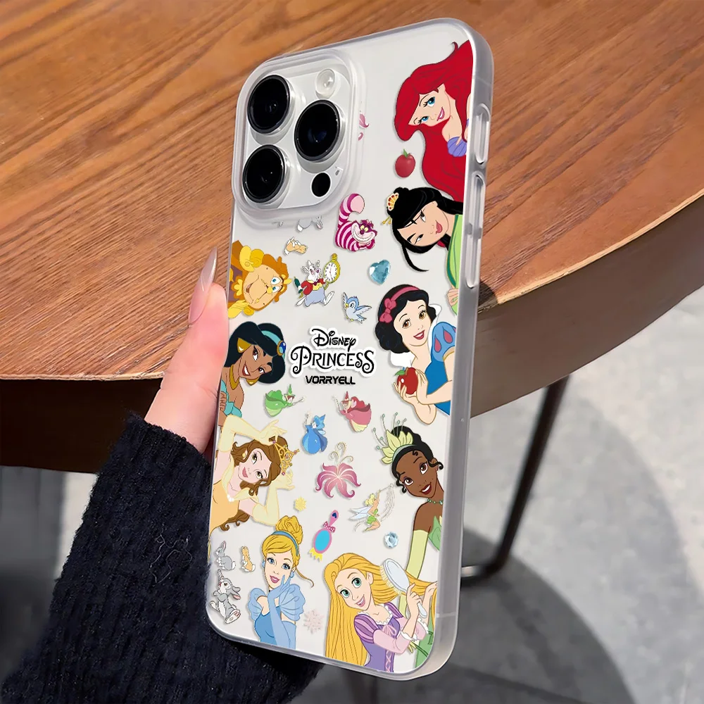 Матовый прозрачный матовый противоударный чехол для телефона Lovely Villain Princess для iPhone 16, 15, 14 Plus, 13, 12, 11 Pro X Max 8 Plus