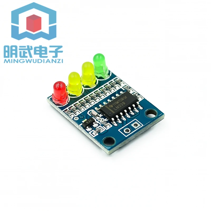 Módulo indicador de bateria de 4 segmentos de bateria de 12V Luz LED indicadora de bateria de 4 dígitos integrada