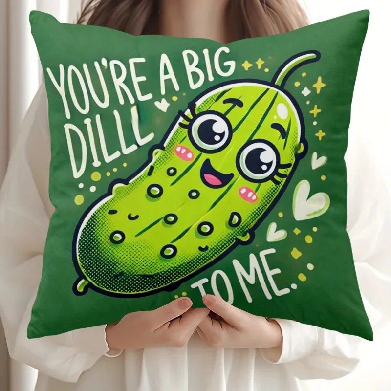 Double Sided You Are My Big Deal Pattern Decorative Throw Pillow Case Romantic Typography Cushion Cover for Sofa Home Decor