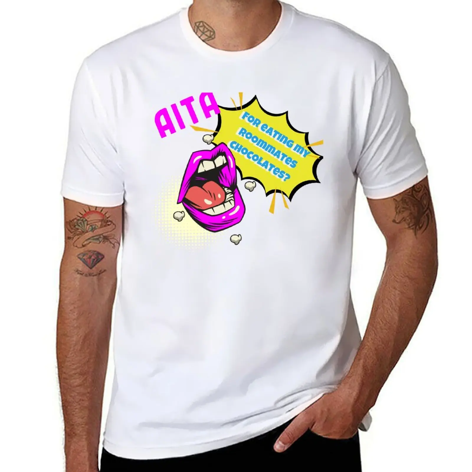 

AITA for eating my Roommates chocolates T-Shirt t shirts designer anime t shirts for man T-Shirt