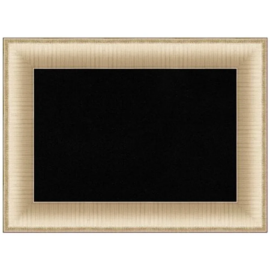 

Black Cork Board for Wall 17x23 Vision Board with Gold Frame Small Corkboard Office Decor for Home Organization Casual Corkboar