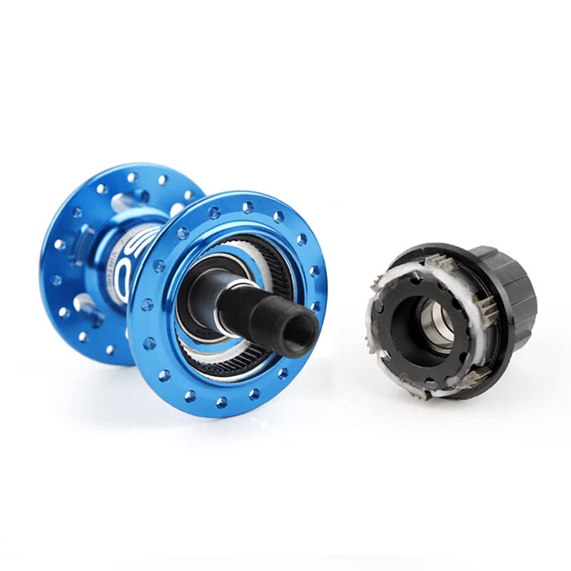 POLSO BMX Dirt Jump Hub Front And Rear Hub CNC Machining Aluminum Alloy 32 Holes Bicycle Street Trial Hubs With Disc Brake