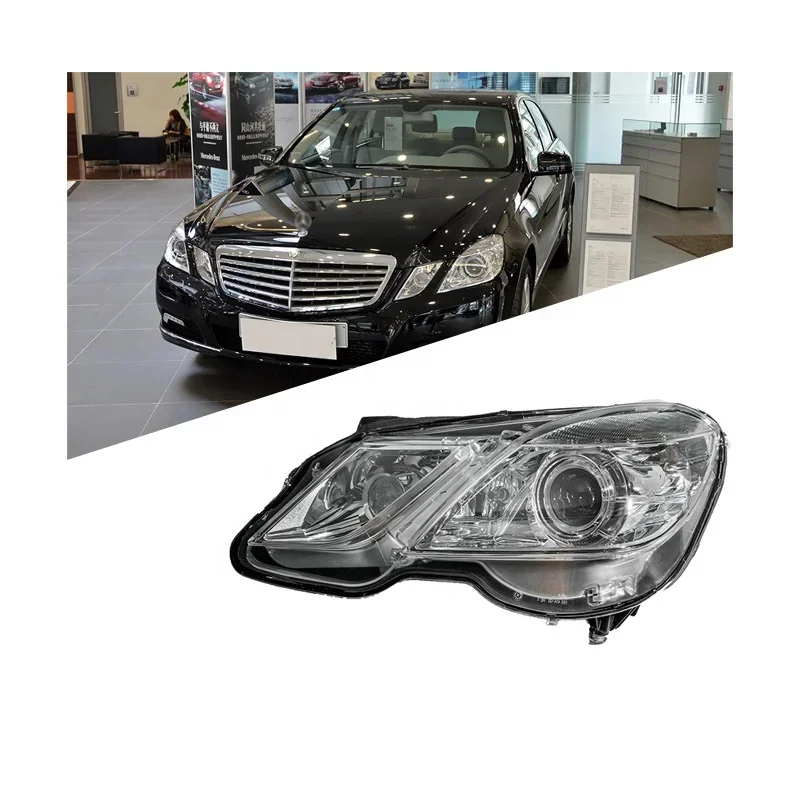 

Аксессуары для автомобильных фар для BENZ E Class 2009-2013 W212 ксеноновые фары A 2128200939 A 2128201039 оригинальная фара полусборка