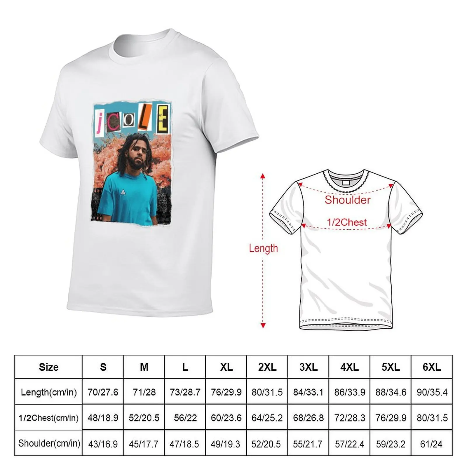 J.Cole Copy T-Shirt t shirt man luxury t shirts for man graphic funny man t shirt summer T-shirt