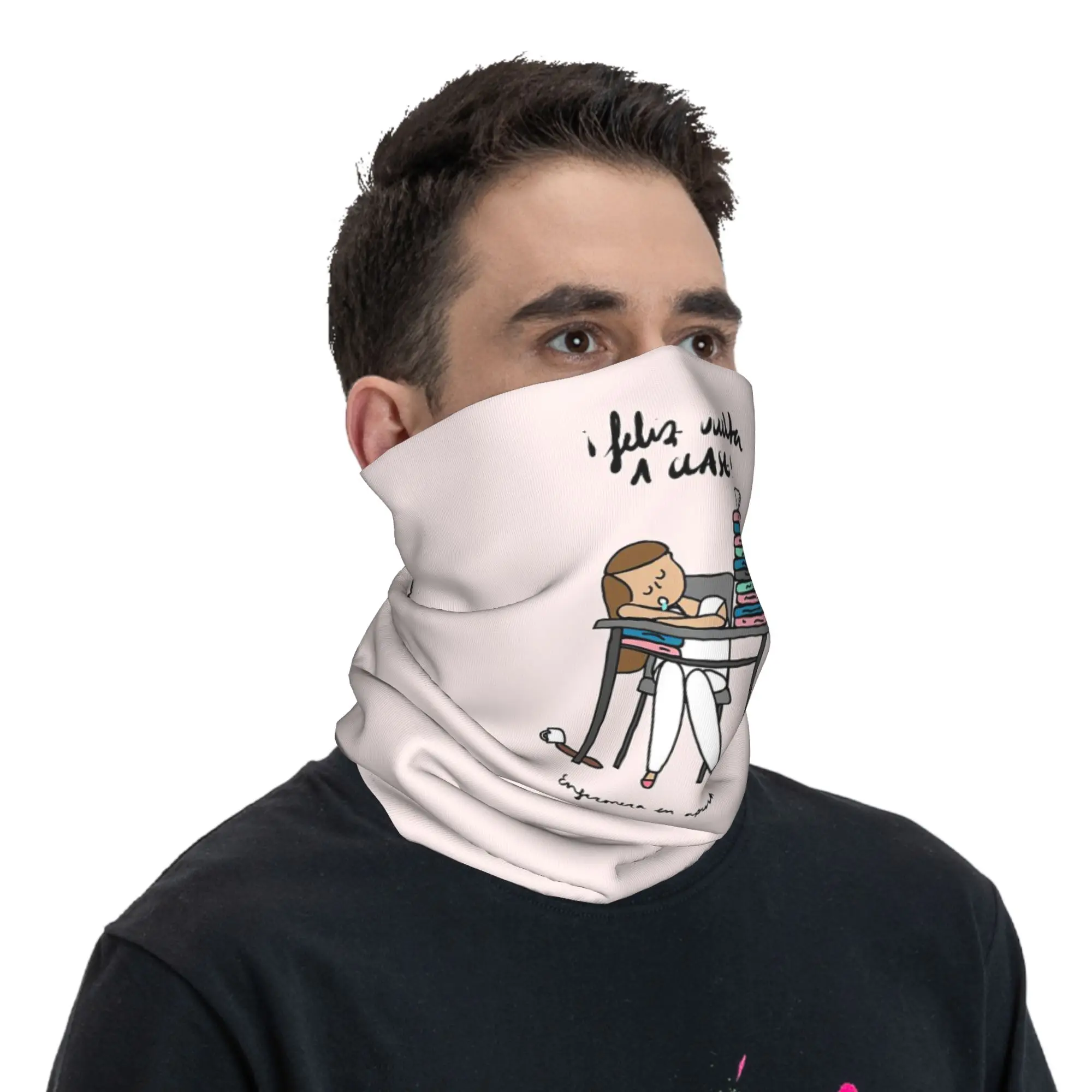 

Enfermera En Apuros Doctor Nurse Medical Bandana Neck Cover Printed Magic Scarf Headband Running For Men Women Adult All Season