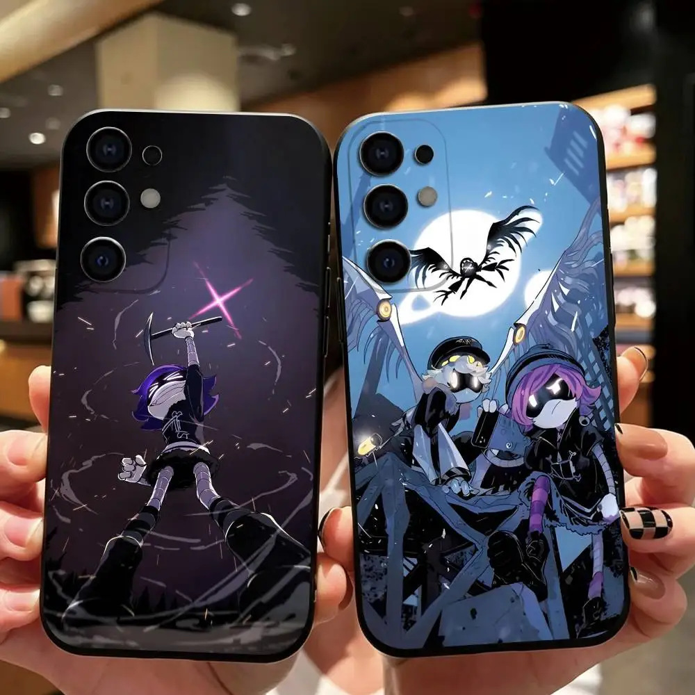 Cute cartoons Murder Drones Phone Case For Samsung S26,S25,S24,S23,S22,S21,S30,Ultra,Plus,Fe,Soft Silicone Black Cover Gift