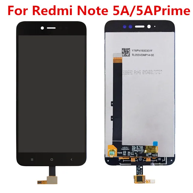 5.5 Inch For Xiaomi Redmi Note 5A LCD Touch Screen Digitizer For Redmi Note 5A Prime Display Assembly LCD touch