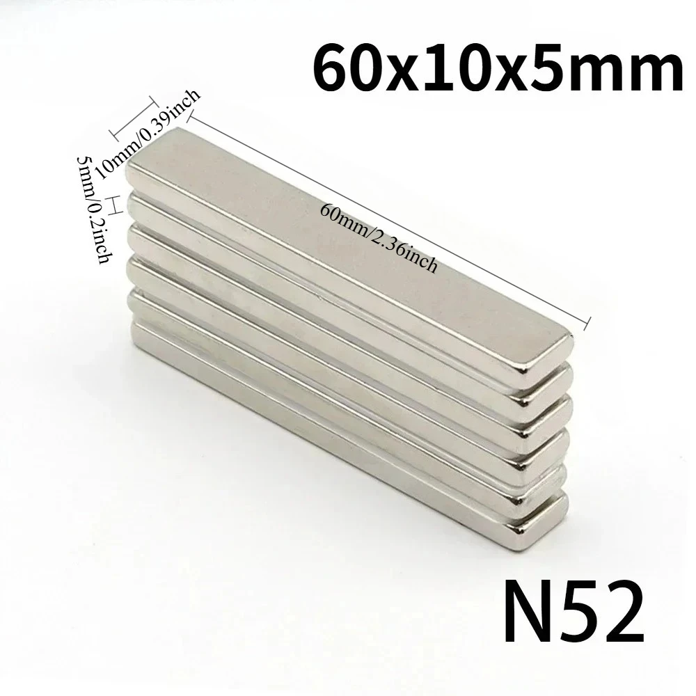 N52 60X10X5 Neodymi… - image