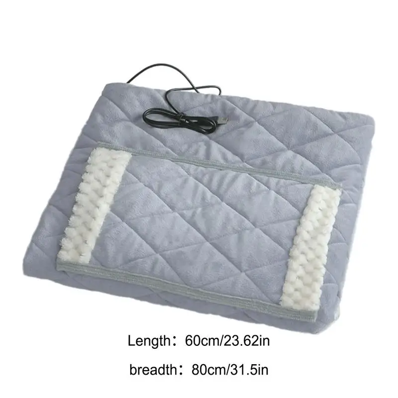 USB electric Heated blanket 5V warming blanket office nap heating blanket crystal velvet skin friendly heated car blanket