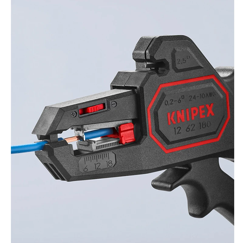 KINPEX Stripping Tools Automatic Wire Strippers Self-adjusting Insulation Stripper 10-24 AWG NO.1262180