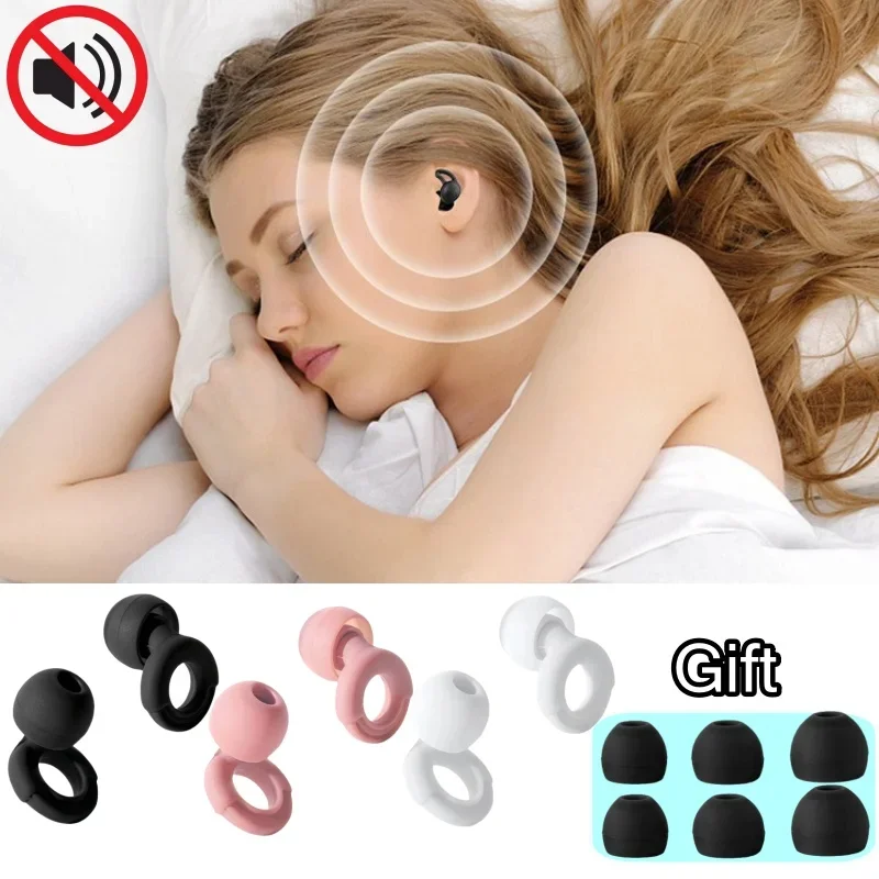 40Pair Loop Quiet Ear Plugs for Noise Reduction for Sleeping Silicone Ear Plugs for Swimming Motorbike Noise Filtering Ear Plugs