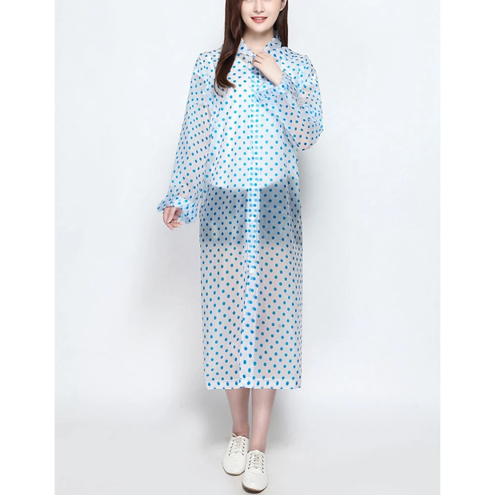 

Travel Raincoat Waterproof Coats Clear Ponchos for Adults Reusable Raincoats Transparent Women