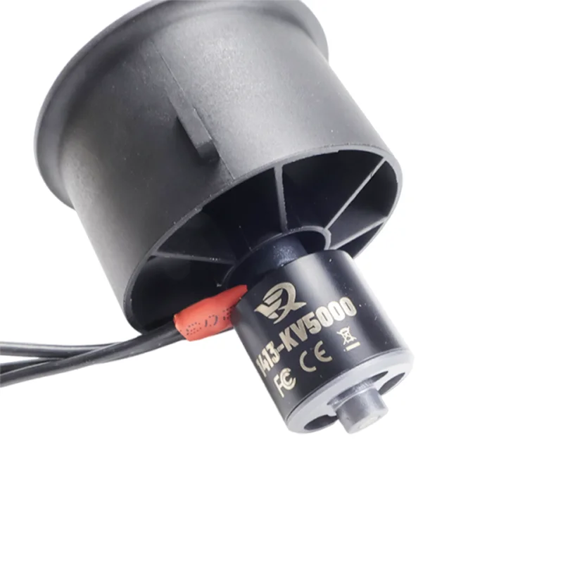 40mm 12 Blade EDF Ducted Fan Xfly Model 3/4 Power Unit System with 4S 1413-kv5000 External Brushless Motor for RC Jet Aircraft