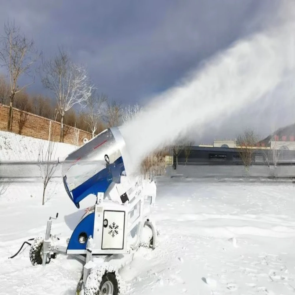 Commercial Snow Making Machine Artificial Snow Ice Maker Ski Resort Snow Cannon for Skiing Place Making Sprayer Manufacturer