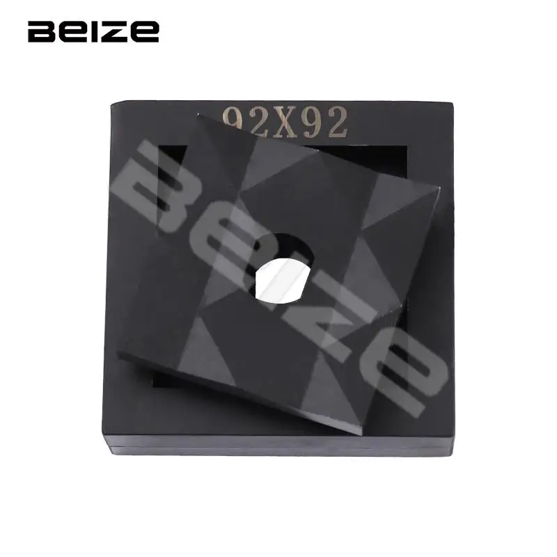 BEIZE 92x92mm Hydraulic Punching Square Die for SYK-8/15 Stainless Steel Square Hole Die Manual Punching Die for SYK-15