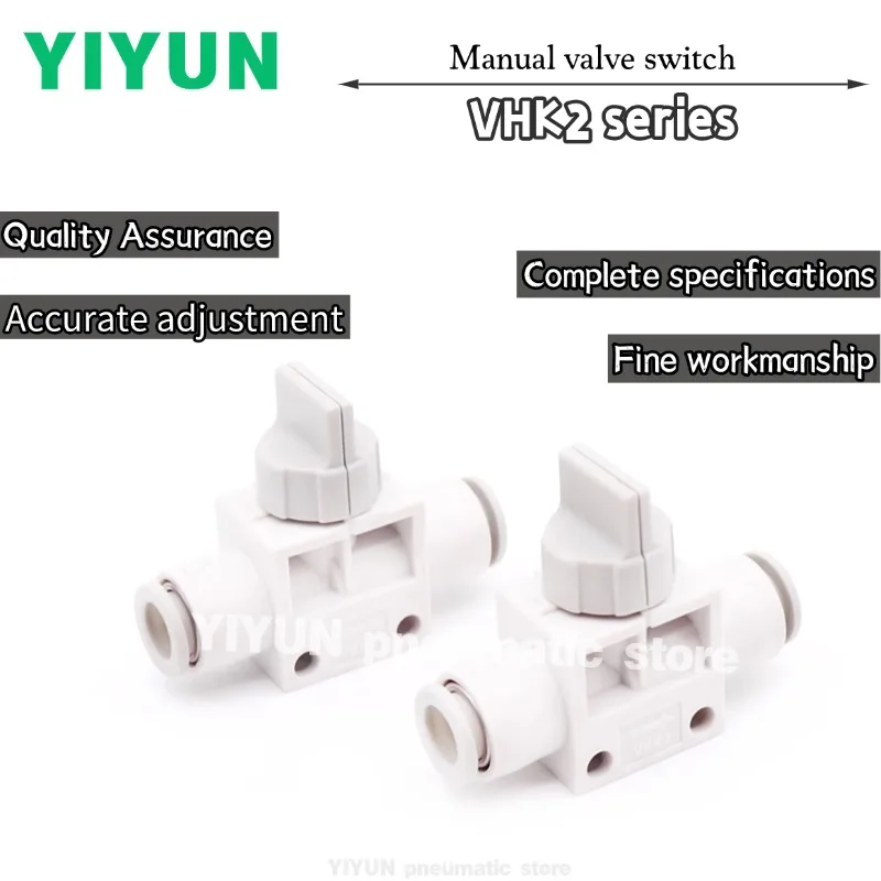 

20 шт. VHK2-04F/06F/08F/10F/12F-M5,01S-04F/06F/08F/10F/12F VHK-06F-M5-08F-01S,02S,03S Ручной клапан серии VHK