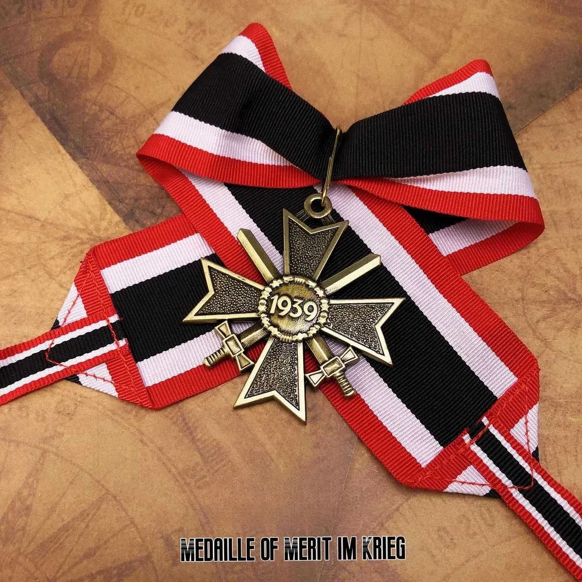 German Cross War Medal Cross 1st Class Badge Ribbon Accessories Brooch Pendant Decoration Crafts