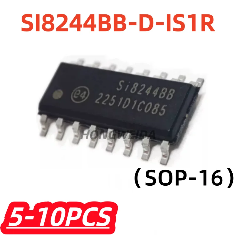 5-10Pcs/lot 100% New SI8244BB-D-IS1R SI8244BB-D-IS1 SI8244BB SOP-16 Original Chipset