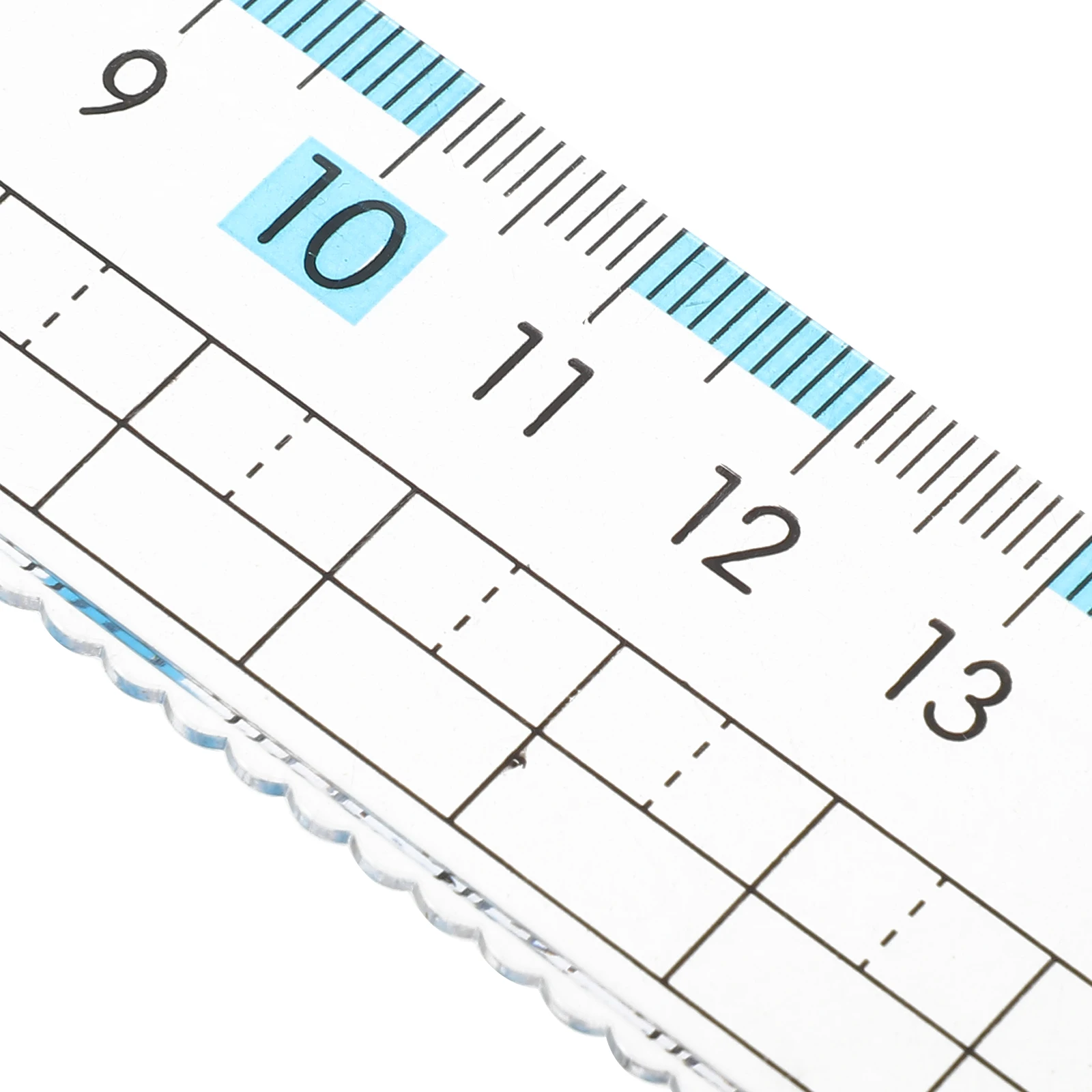 10 PZ 15 cm 20 cm Righello di Plastica Flessibile Trasparente Righello Metrico Con Bordo Ondulato Strumento di Misura Trasparente Per Disegno Disegno