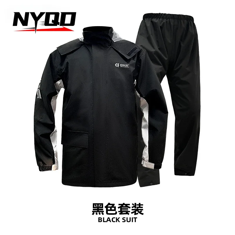 Motorcycle Raincoat Rain Pants Split Suit Take Away Riding Waterproof Raincoat Motorcycle Rider Full Body Rainstorm Prevention