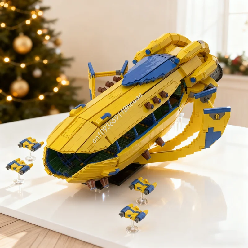 

4849pcs MOC Protoss Carrier Gamesed Model Building Blocks Architecture Christmas Gifts Assemble DIY Creative Toy Education Brick