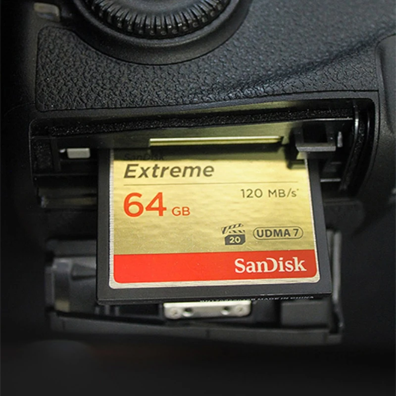 SanDisk Extreme CompactFlash Memory Card CF Card for Camera 32GB 64GB 128GB Original Storage Card for Canon Nikon