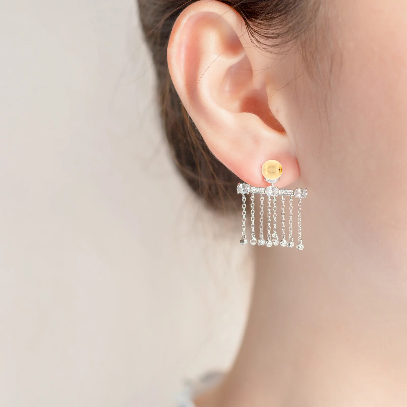 50 قطعة خزر عازل سيليكون 5 مللي متر الذهبي الجولة شقة Rondelle فضفاض حبة Diy بها بنفسك صنع المجوهرات سوار قلادة صياغة سلسلة