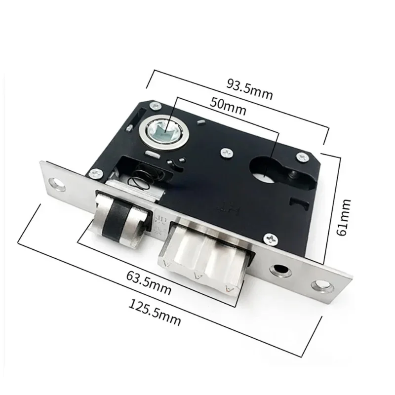 tyy Stijl Handvat Slot Deurslot Sleutel Kit Combinatie Aluminiumlegering Retro Lock Racing Kamer Deur Hardware Accessoires