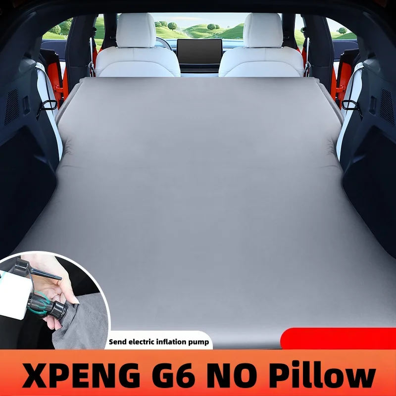 Image of Auto-Reisebett für XPENG G6/G9, aufblasbare Luftmatratze, Selbstfahrer-Reisebett, Outdoor-Campingzubehör, Kofferraum-Schlafmatte