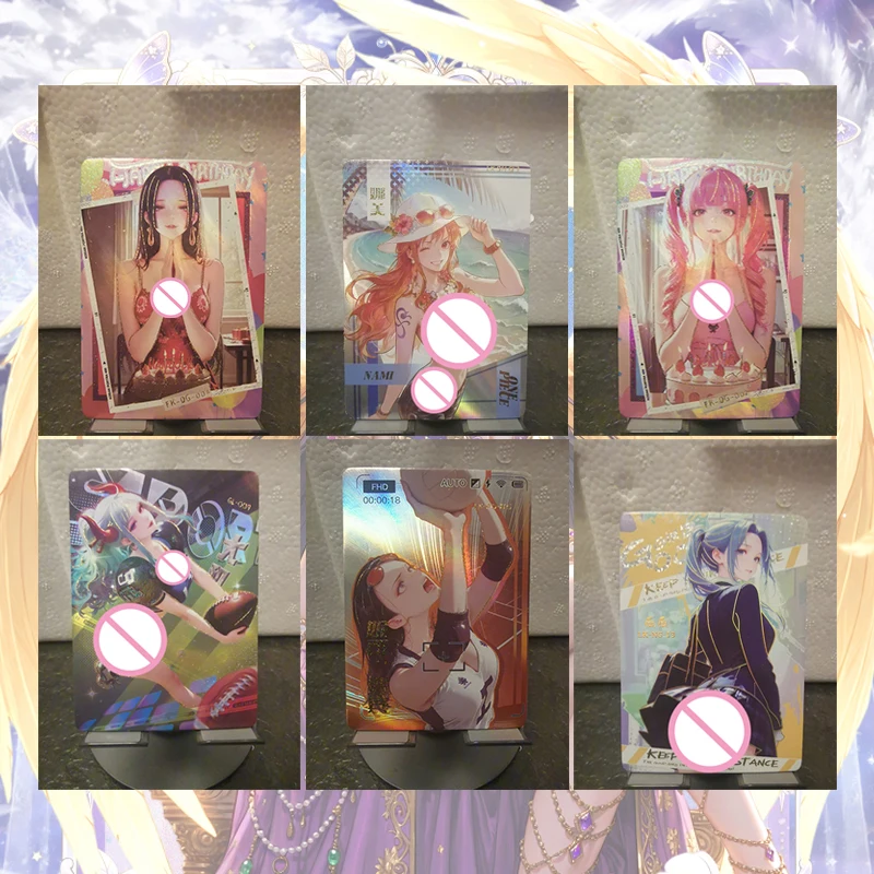 Anime One Piece GL FHD BH NG DG Cards Nami Hancock Robin Yamato Uta Vivi Perona Shirahoshi Reiju Bonney Collection Cards