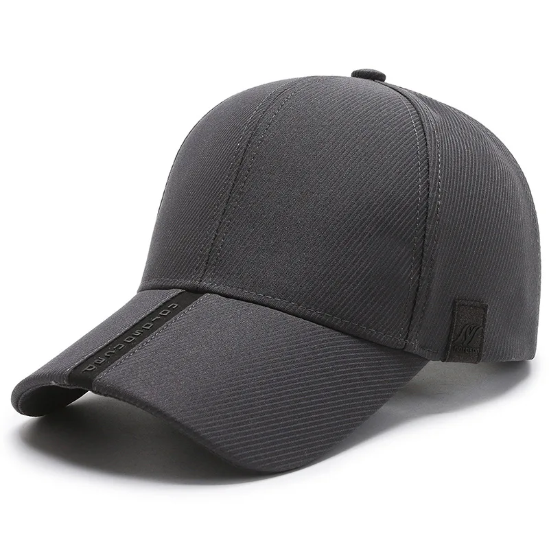 High Quality Baseball Cap Men\'s Cotton Dad Hat Trucker Hats Outdoor Sports Hat New Solid Color Adjustable56-60cm Peaked Caps