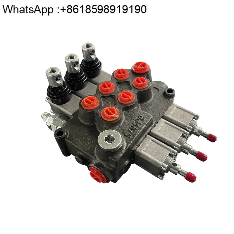 15 single two-way fixed reset tractor concrete pump truck hydraulic manual multi-way directional valve distributor