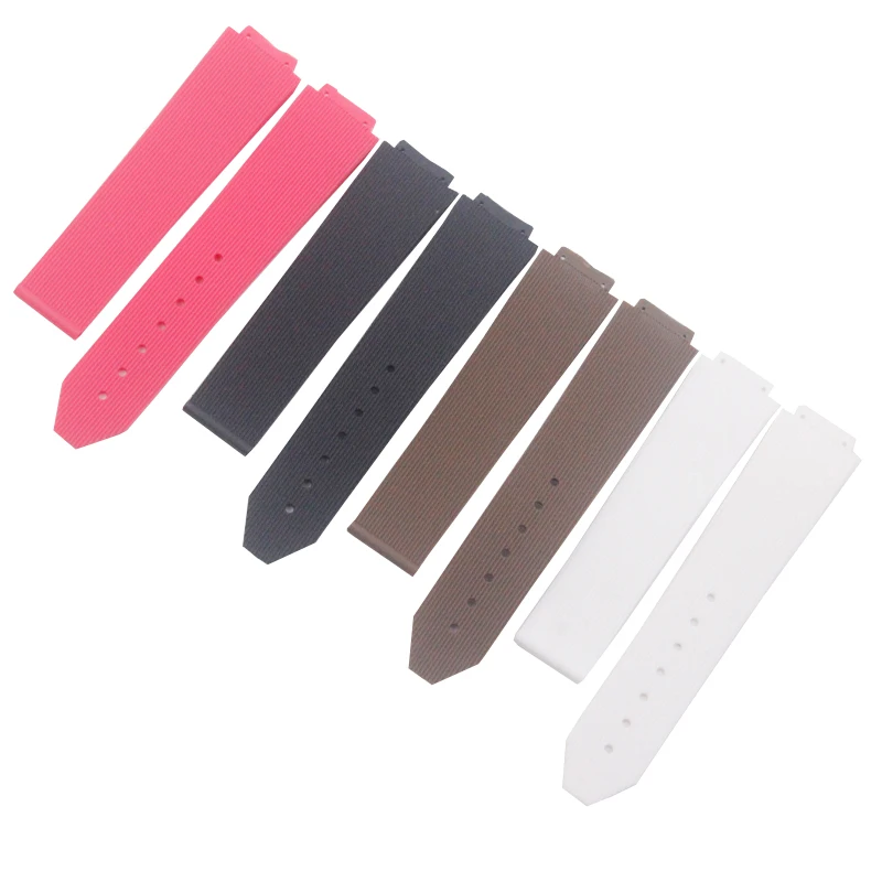 

watch accessories for HUBLOT Hengbao female rubber strap waterproof silicone multi-color convex 15 * 21mm Women's watch band