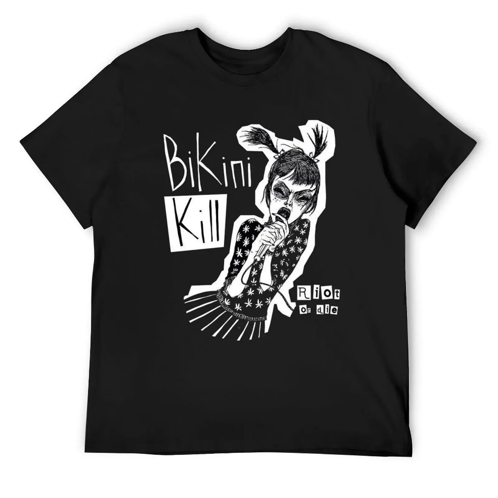 

bikini kill band punk T-Shirt essential t shirt shirts graphic tees boys animal print slim fit t shirts for men