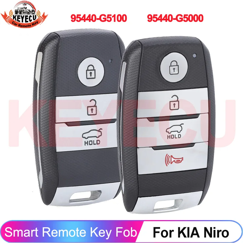 

Keyless Go 95440-G5100 95440-G5000 433MHz Remote Key For KIA Niro Touring LX EX S Hybrid Touring 2017 2018 2019 TQ8-FOB-4F08