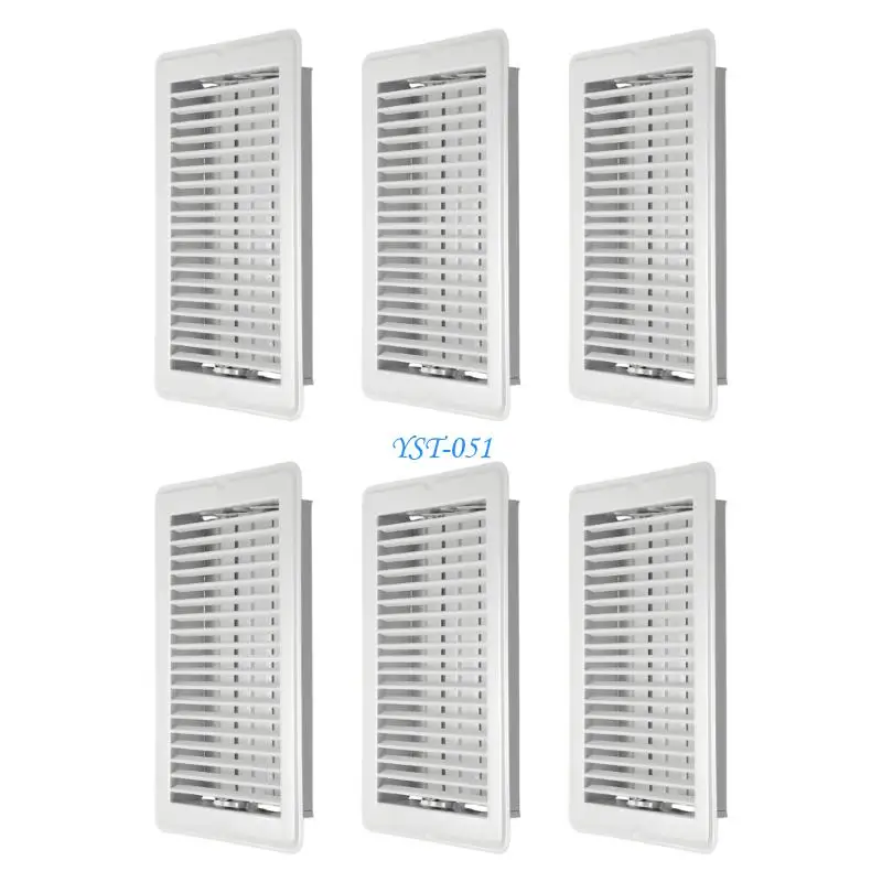 E15A Steel Floor Register Grilles 4X10 Inches Rusts Proof Coating for Air Circulation