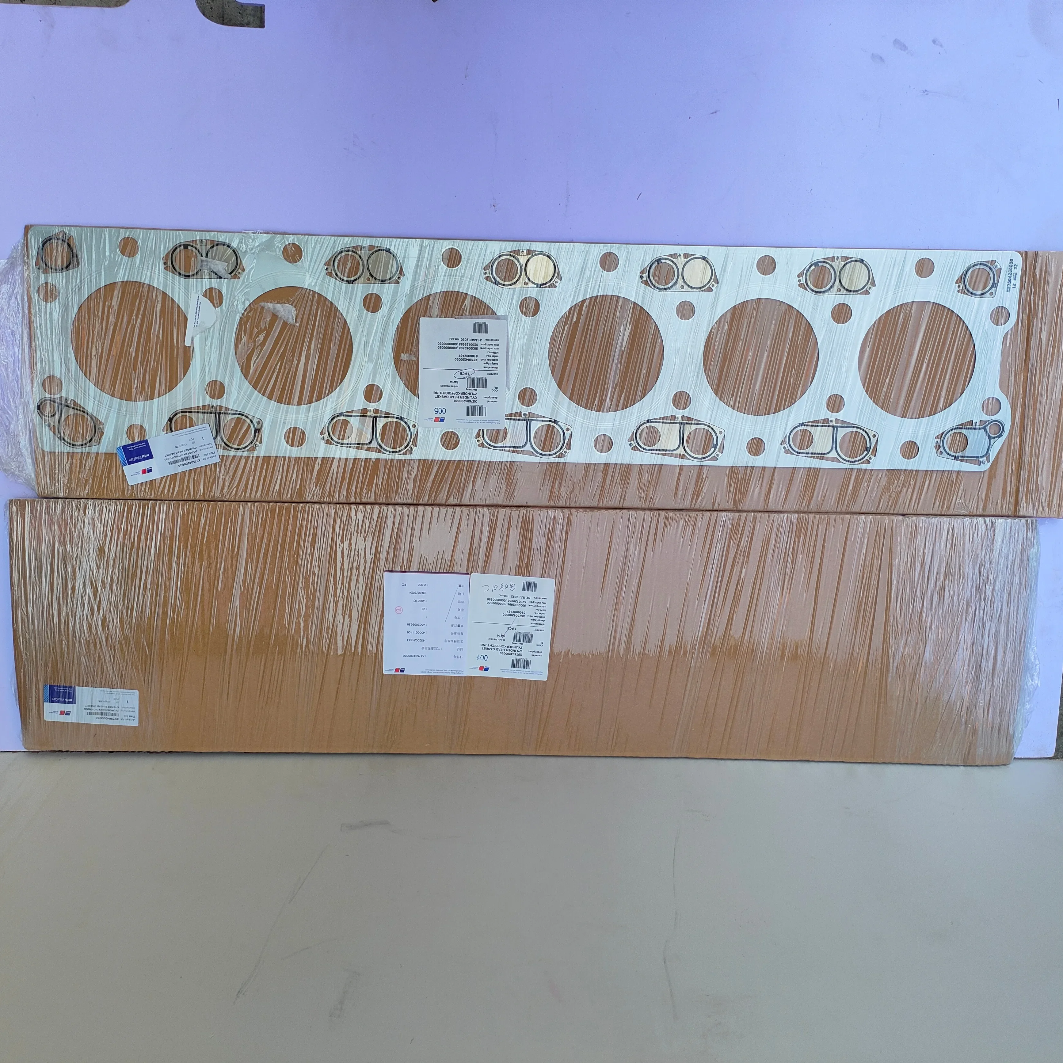 Genuine MTU di esel Engine Parts Cylinder Head g asket X57504200030 for MTU Engine S1600 - view 2