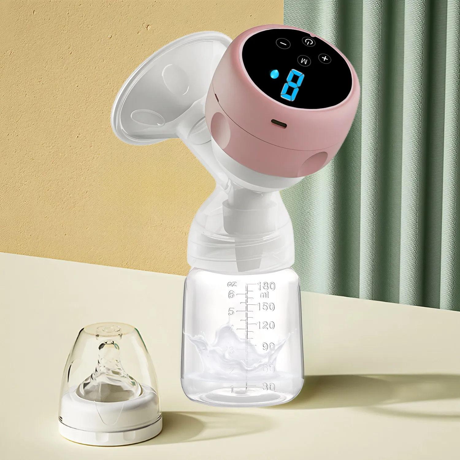 Electric Postpartum Breast Pump Painless High Suction Milking Machine for Pregnant and Postpartum Women Portable Baby Accessorie