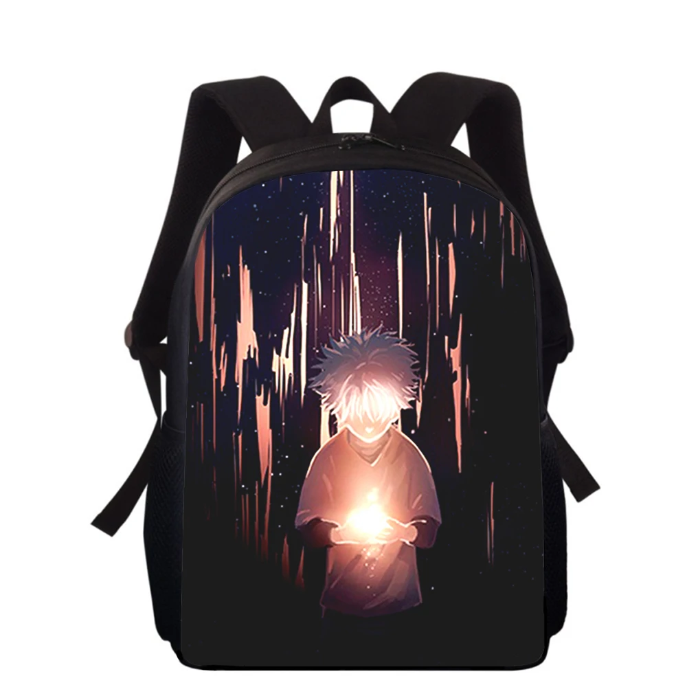 HUNTER×HUNTER Killua Zoldyck 15” 3D Print Kids Backpack Primary School Bags for Boys Girls Back Pack Students School Book Bags