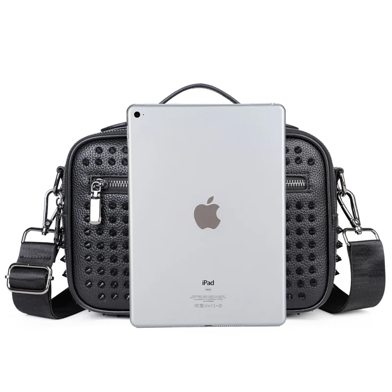 

Сумка через плечо с полными заклепками, высококачественная сумка-мессенджер из искусственной кожи для мужчин * женщин, дизайнерская роскошная сумка, кошельки и сумки