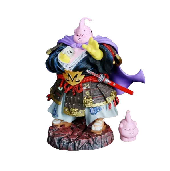 Super Saiyan Figure GK Wind Samurai Series Majin Fat Buu Statue Scene Model Collectible Figurine