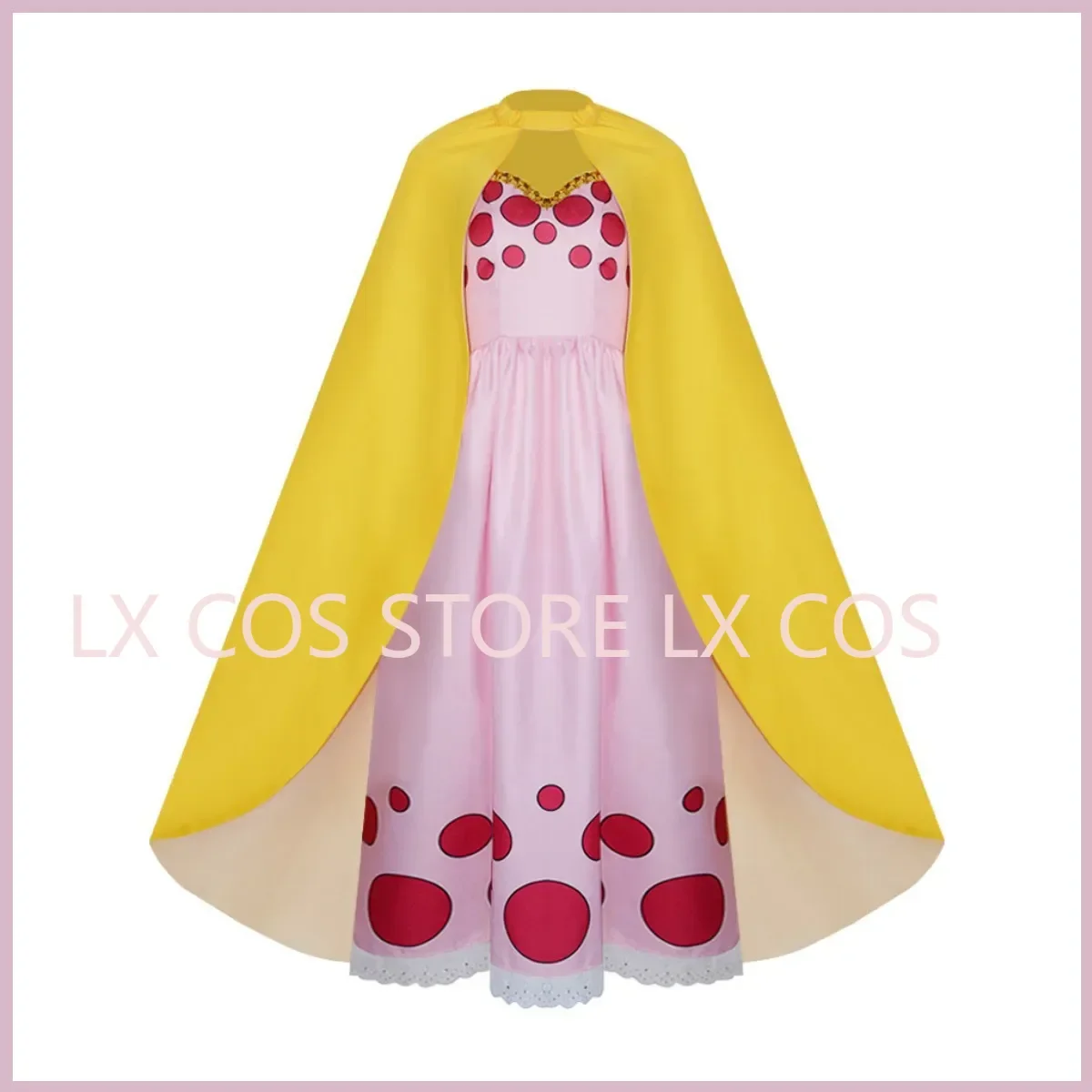 Anime Charlotte Linlin BIG MOM Cosplay Costume Totto Land Queen Soul-Soul Fruit Wig Dress Cloak Hat Woman Sexy Carnival Suit