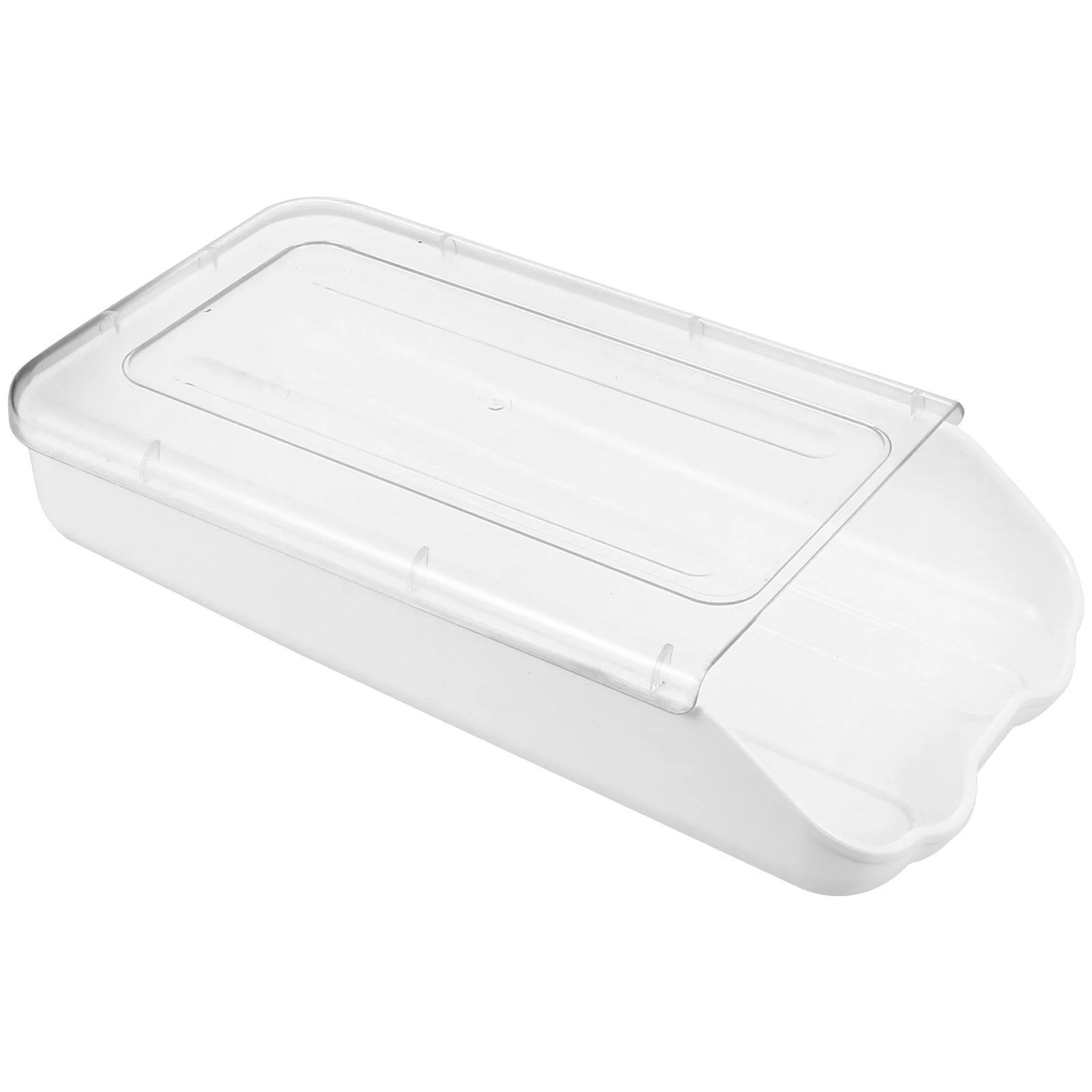 Egg Storage Box Keeper Container Fresh Holder Eggs Racks Organizer Plastic Tray for Refrigerator