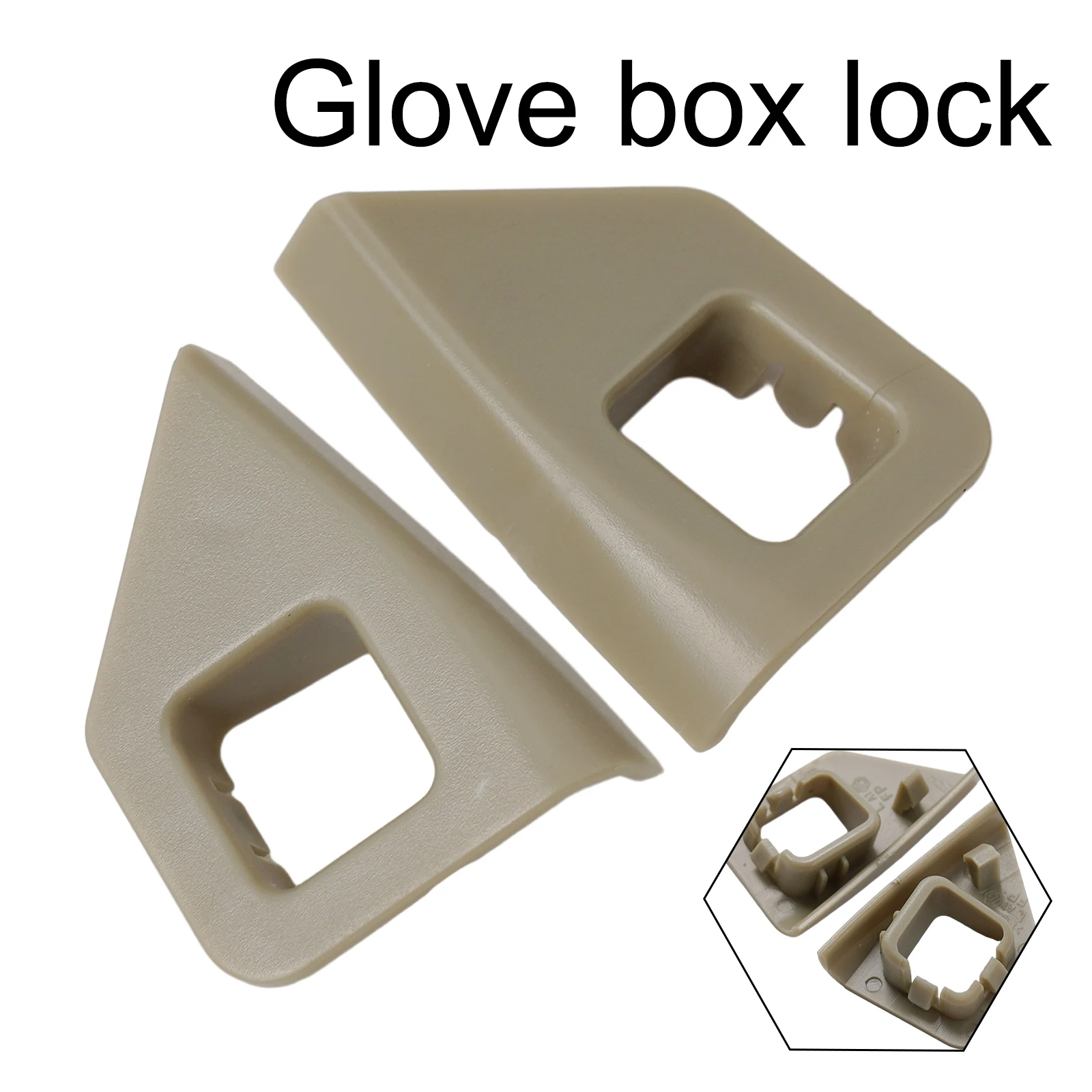 

Car Accessories Beige Plastic Pair Glove Box Tool Storage Buckle L R For Toyota For Camry 2006-11 2pcs Plastic Hight Quailtly