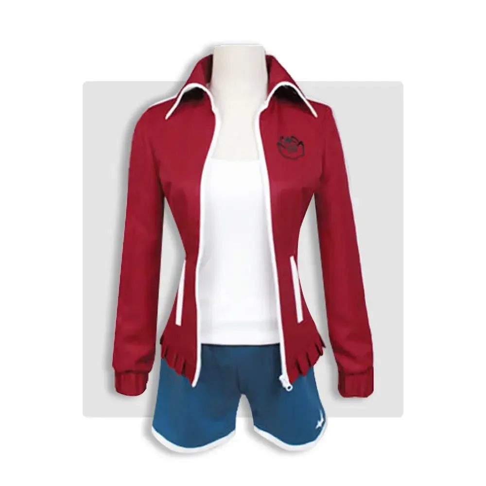 Women's Danganronpa Asahina Aoi Cosplay Costume Set - Anime Character Outfit with Dress And Wig for Girls