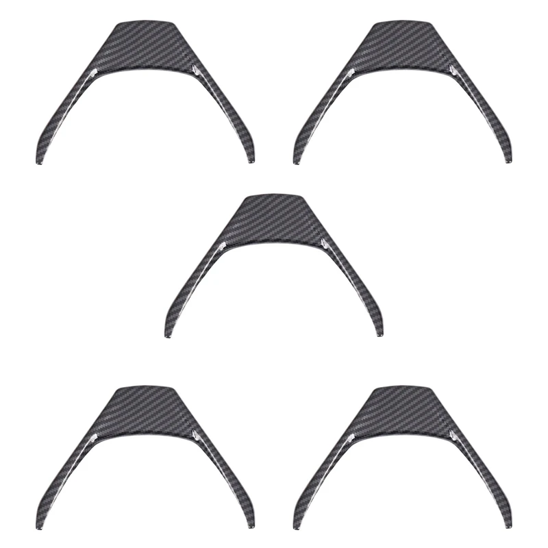 

Оплетка рулевого колеса из углеродного волокна 5X, внутренняя отделка рамы рулевого колеса для Toyota RAV4 2014-2018