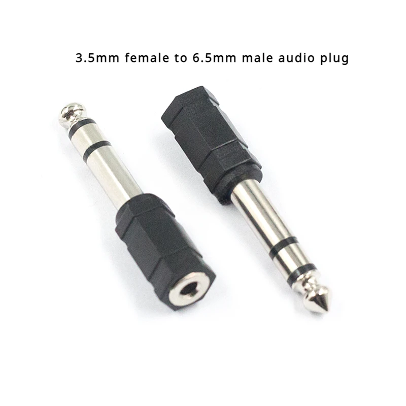 

10/50/100Pcs/lot Keyboard Electric Piano 6.5mm to 3.5mm Adapter Converter Electronic Drum Plug Headphone Connector Jack