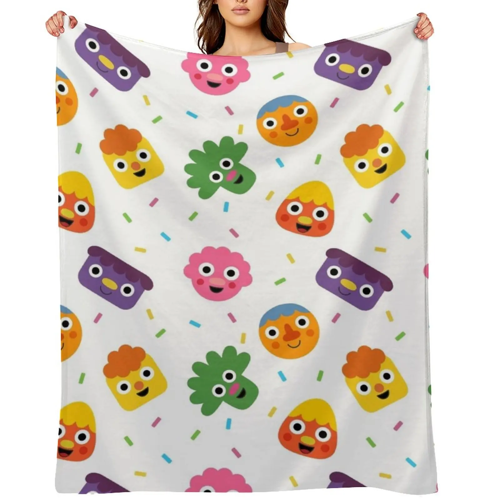 

Noodle & Pals Pattern 01 Throw Blanket heavy to sleep halloween for winter for sofa Blankets