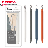 1+3pcs Stationery Award Zebra Gel Pen Pitan Magnetic Suction Carry Business Office 0.5mm JJ115 Black Japanese Stationery